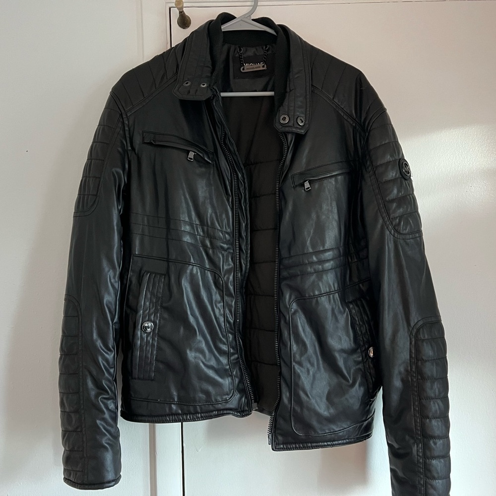 Michael Kors Faux leather jacket M (mens)